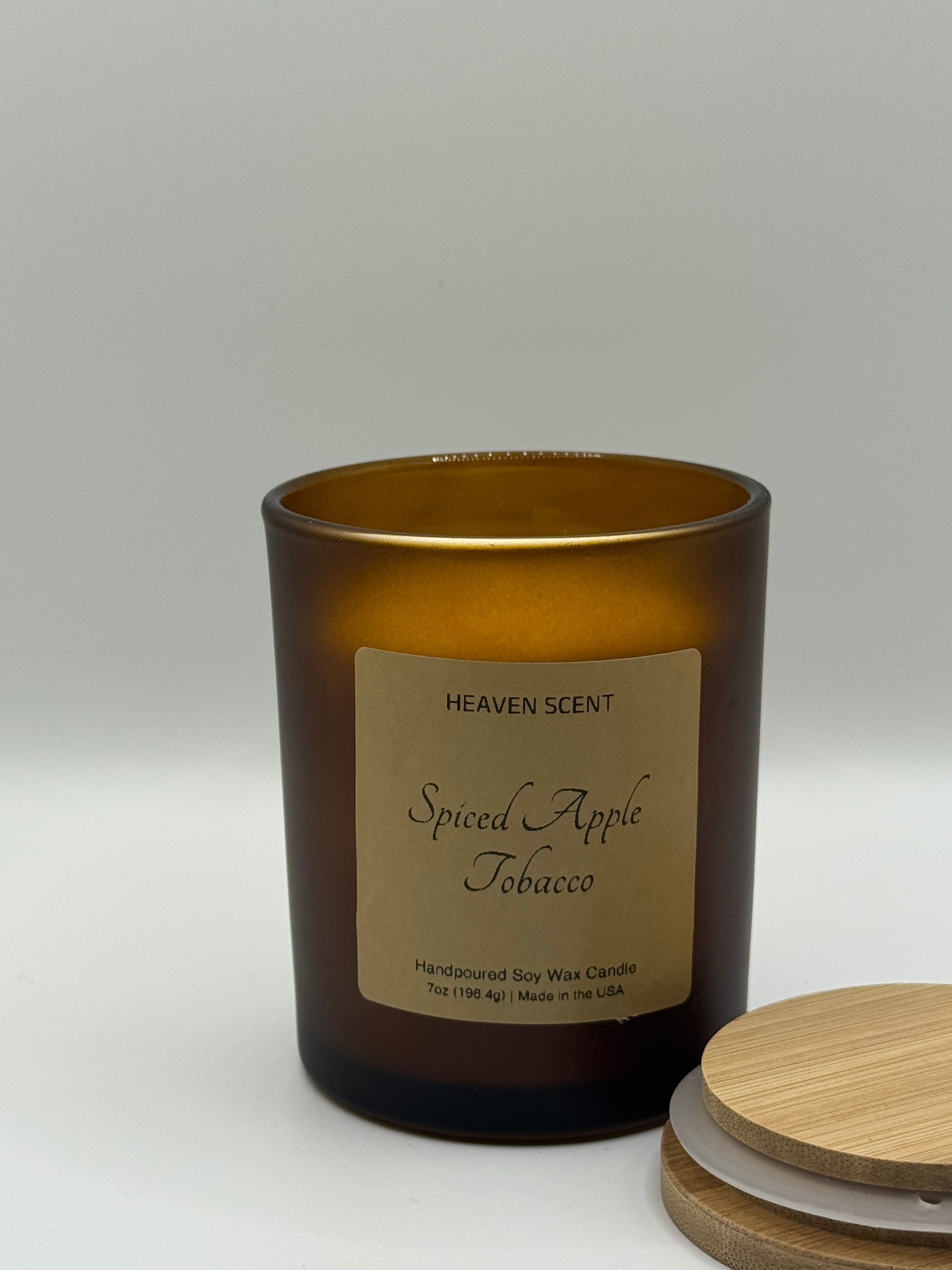 Spice Apple Tobacco Scented 7oz Soy Wax Candle