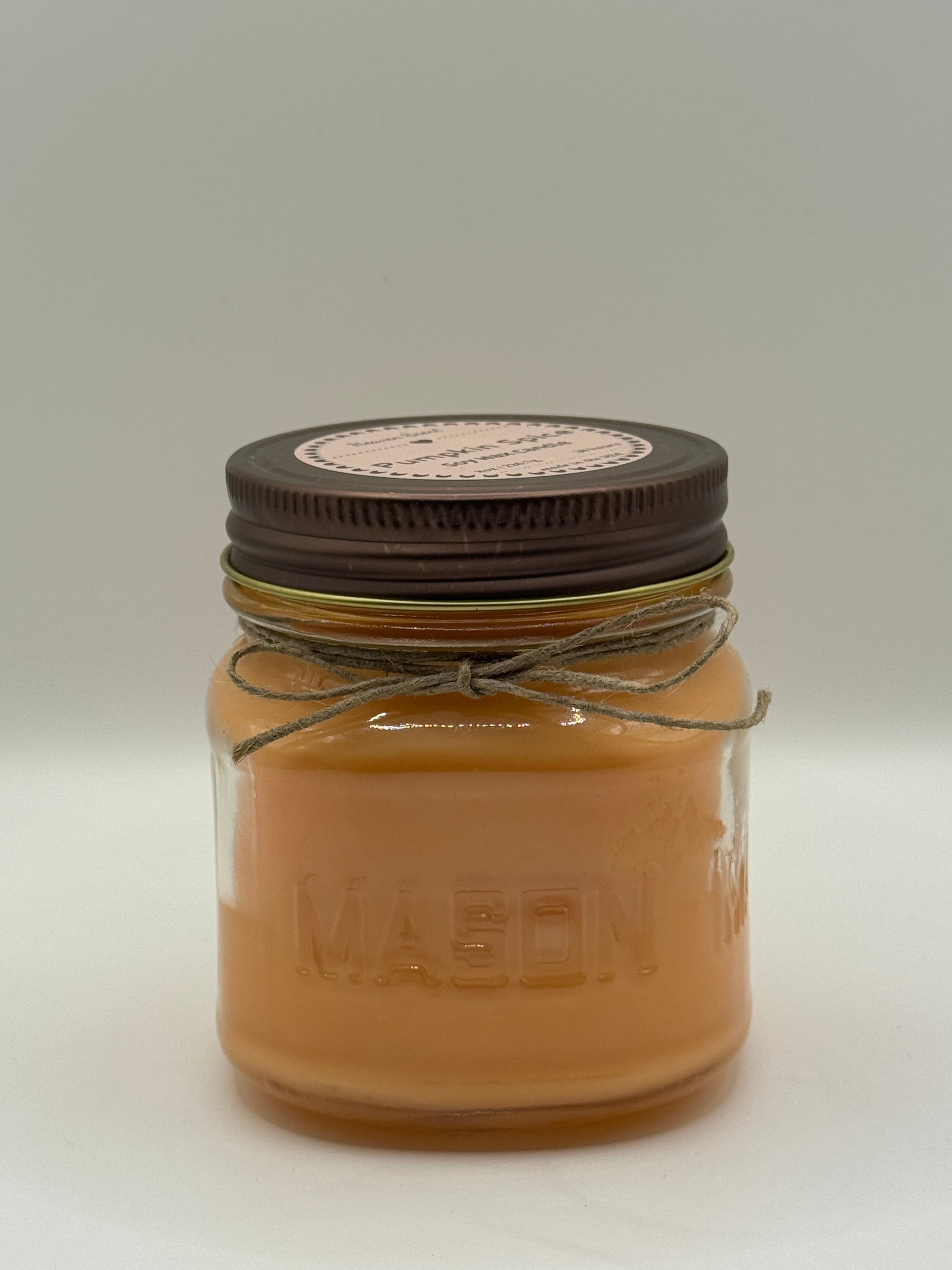 Pumpkin Spice Scented 8oz Soy Wax Candle