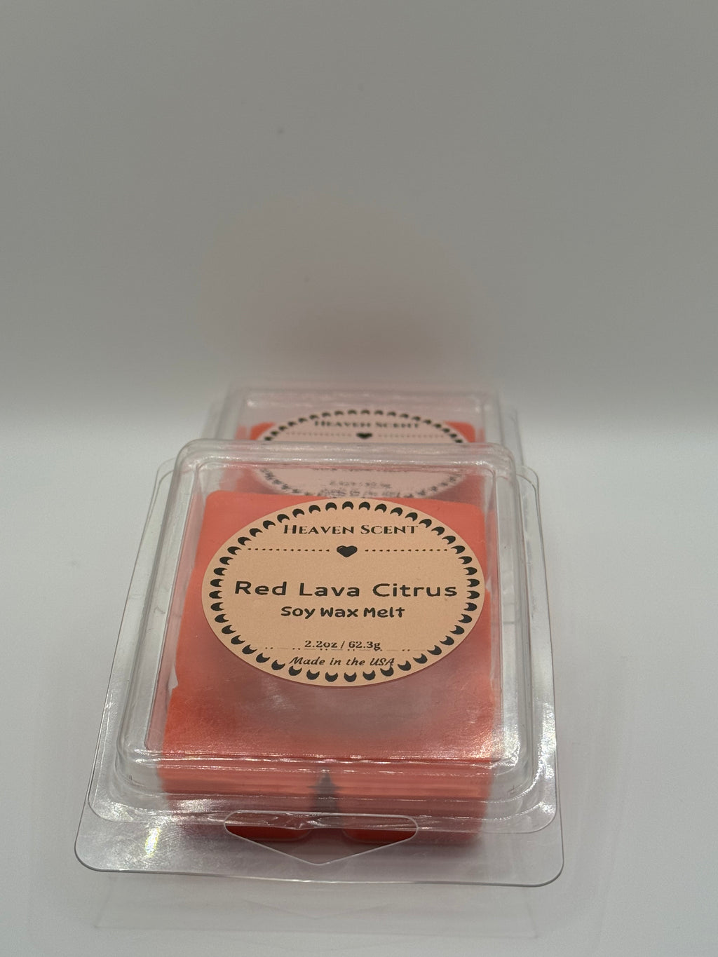 Red Lava Citrus Scented 2.3oz Soy Wax Melt